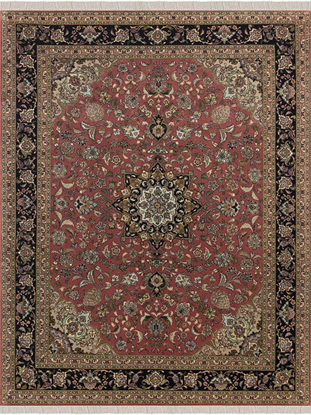 Иранский ковер из шерсти и шёлка TABRIZ